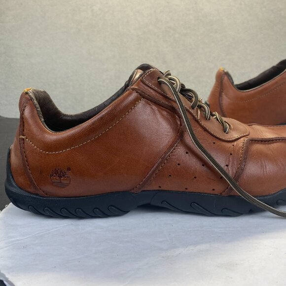 TIMBERLAND Lexington 55518 Brown Leather Lace Up Driving Oxfords Shoes Sz 11.5 M main image 10